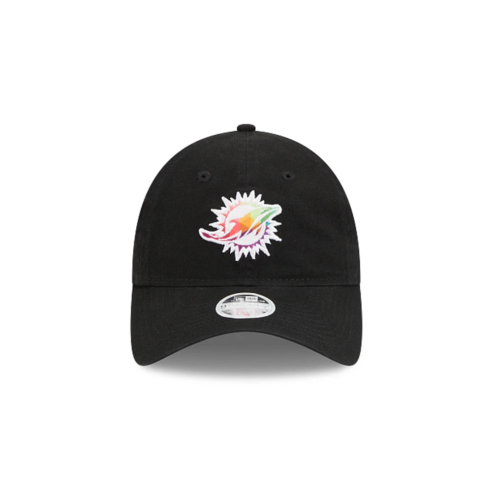 Miami Dolphins NFL Crucial Catch 2023 9TWENTY Strapback para Mujer