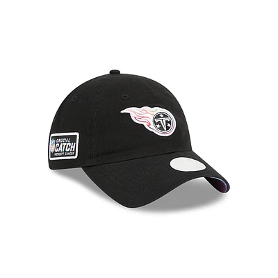 Tennessee Titans NFL Crucial Catch 2023 9TWENTY Strapback para Mujer