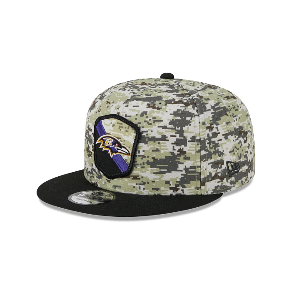 Baltimore Ravens NFL Salute to Service 2023 9FIFTY Snapback