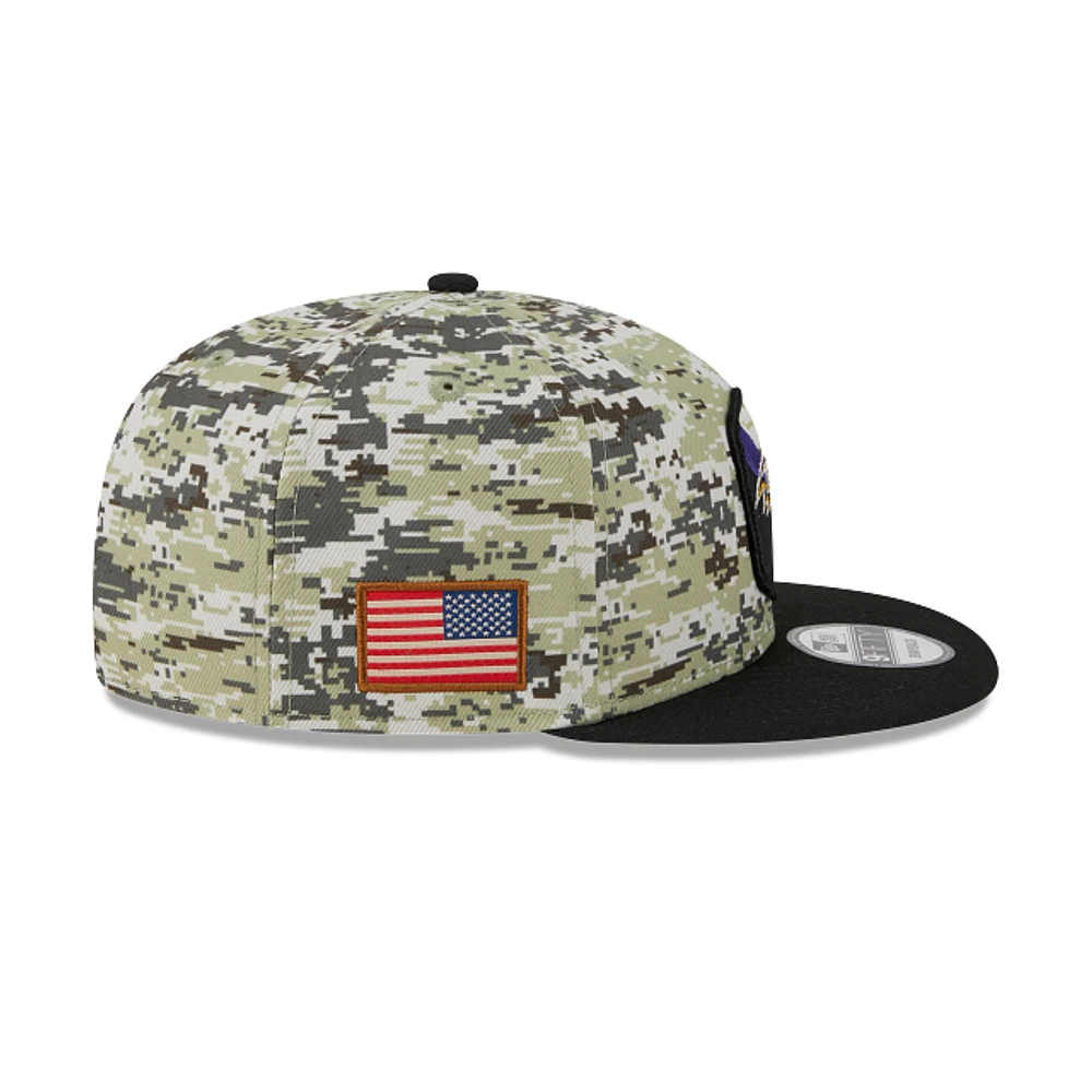 Baltimore Ravens NFL Salute to Service 2023 9FIFTY Snapback