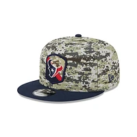 Houston Texans NFL Salute to Service 2023 9FIFTY Snapback