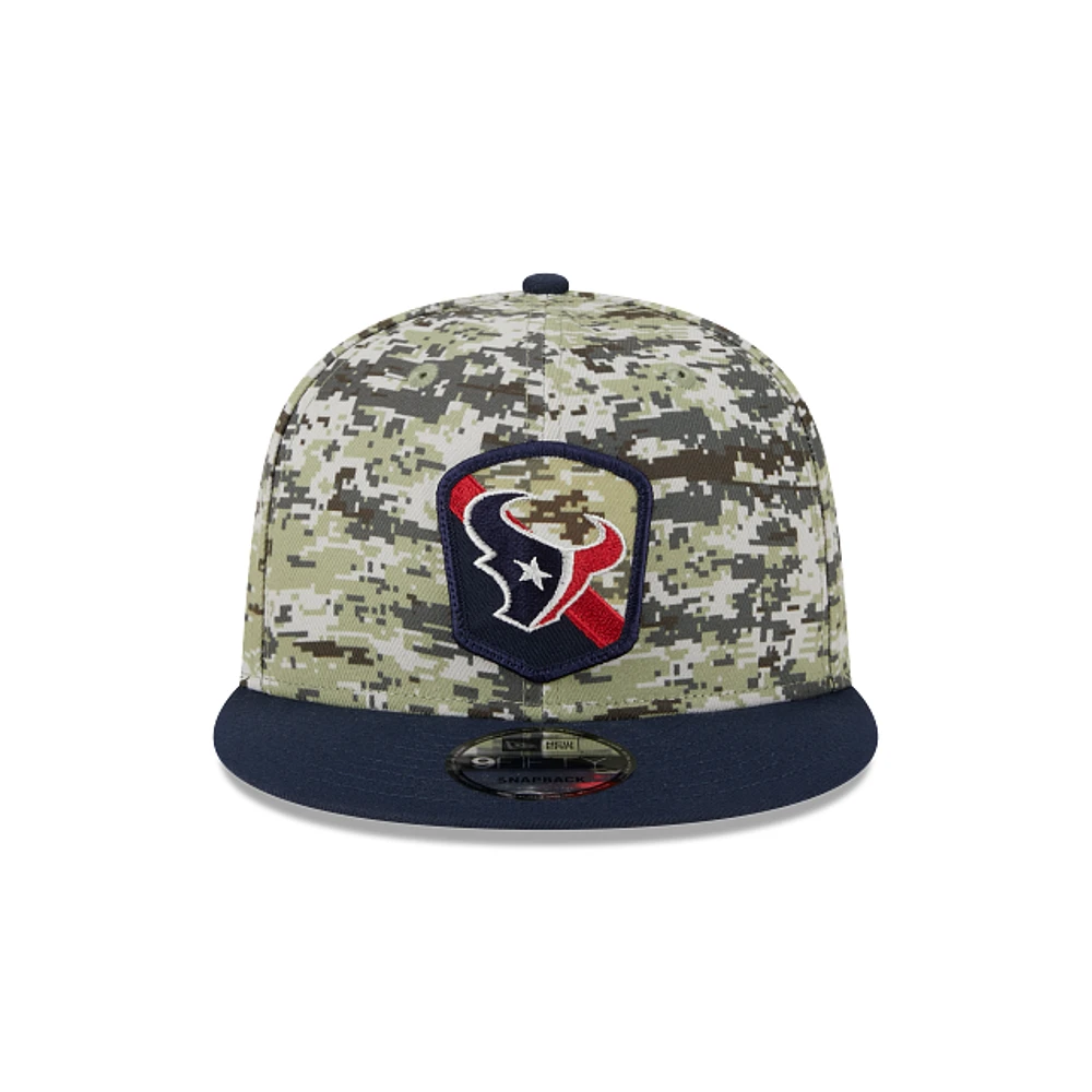 Houston Texans NFL Salute to Service 2023 9FIFTY Snapback