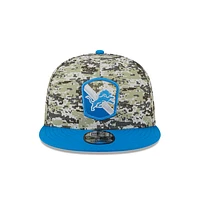 Detroit Lions NFL Salute to Service 2023 9FIFTY Snapback