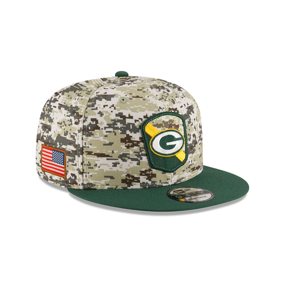 Green Bay Packers NFL Salute to Service 2023 9FIFTY Snapback