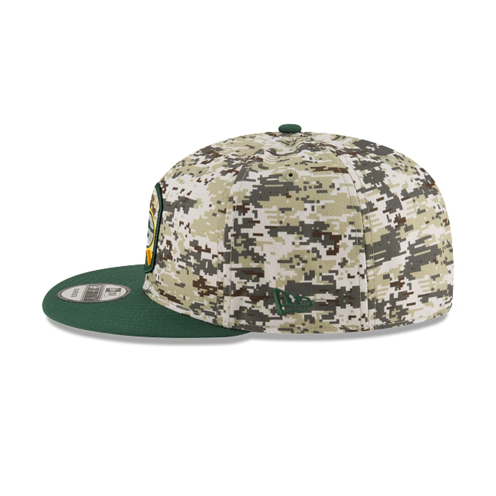 Green Bay Packers NFL Salute to Service 2023 9FIFTY Snapback