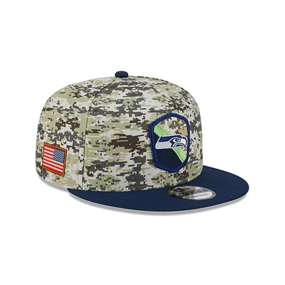 Seattle Seahawks NFL Salute to Service 2023 9FIFTY Snapback