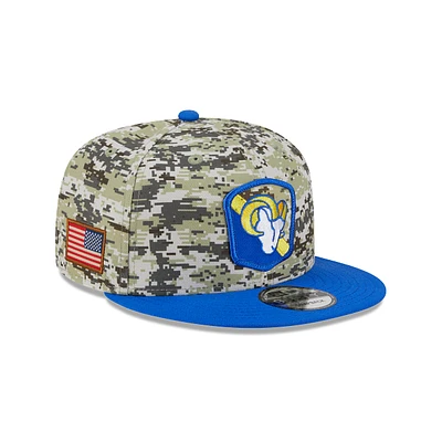 Los Angeles Rams NFL Salute to Service 2023 9FIFTY Snapback