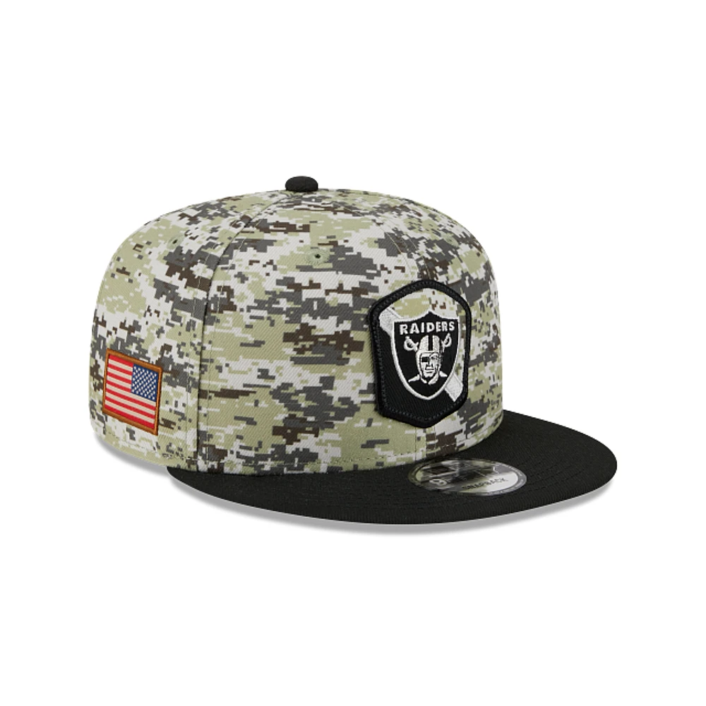 Las Vegas Raiders NFL Salute to Service 2023 9FIFTY Snapback