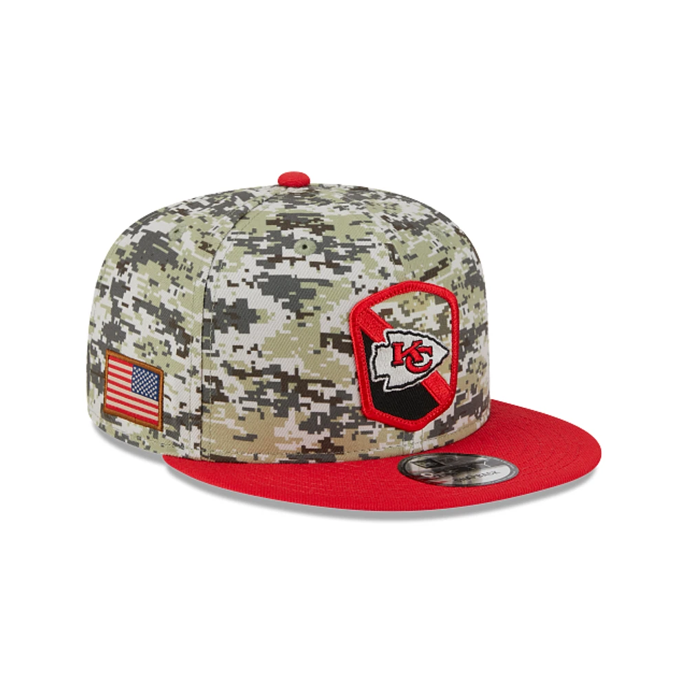 Kansas City Chiefs NFL Salute to Service 2023 9FIFTY Snapback