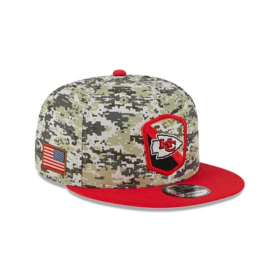 Kansas City Chiefs NFL Salute to Service 2023 9FIFTY Snapback