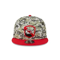 Kansas City Chiefs NFL Salute to Service 2023 9FIFTY Snapback