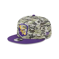 Minnesota Vikings NFL Salute to Service 2023 9FIFTY Snapback