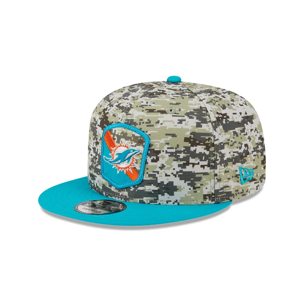 Miami Dolphins NFL Salute to Service 2023 9FIFTY Snapback