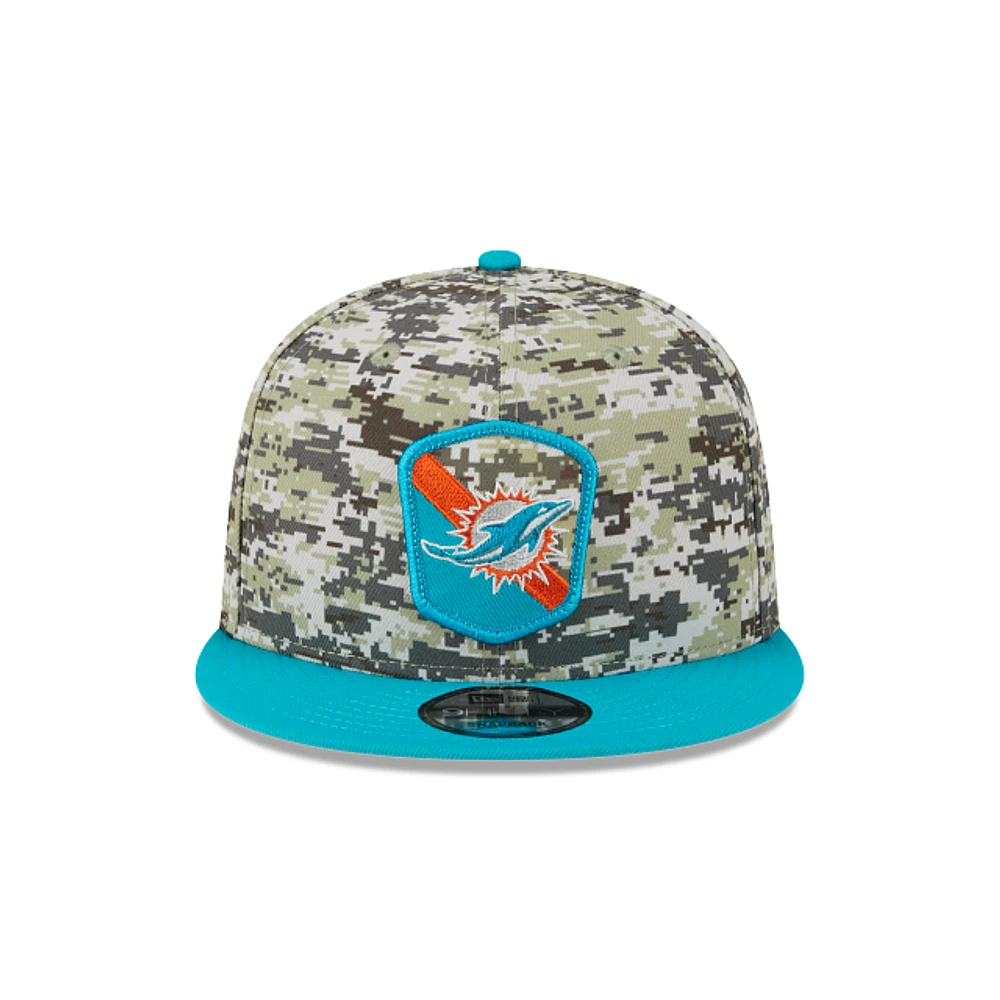 Miami Dolphins NFL Salute to Service 2023 9FIFTY Snapback