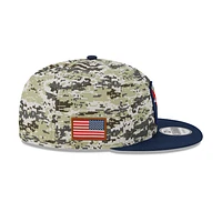 New England Patriots NFL Salute to Service 2023 9FIFTY Snapback