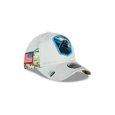 Carolina Panthers NFL Salute to Service 2023 9TWENTY Strapback para Niña o Niño