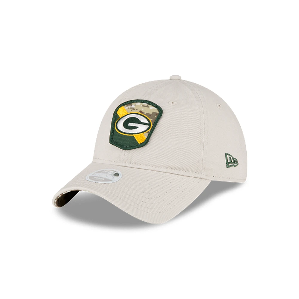 Green Bay Packers NFL Salute to Service 2023 9TWENTY Strapback para Mujer