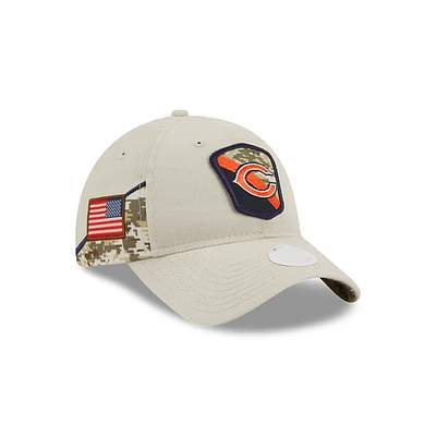 Chicago Bears NFL Salute to Service 2023 9TWENTY Strapback para Mujer