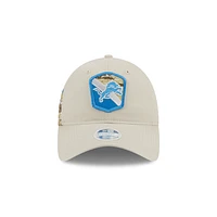 Detroit Lions NFL Salute to Service 2023 9TWENTY Strapback para Mujer