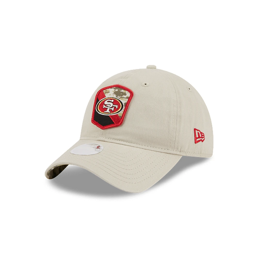 San Francisco 49Ers NFL Salute to Service 2023 9TWENTY Strapback para Mujer