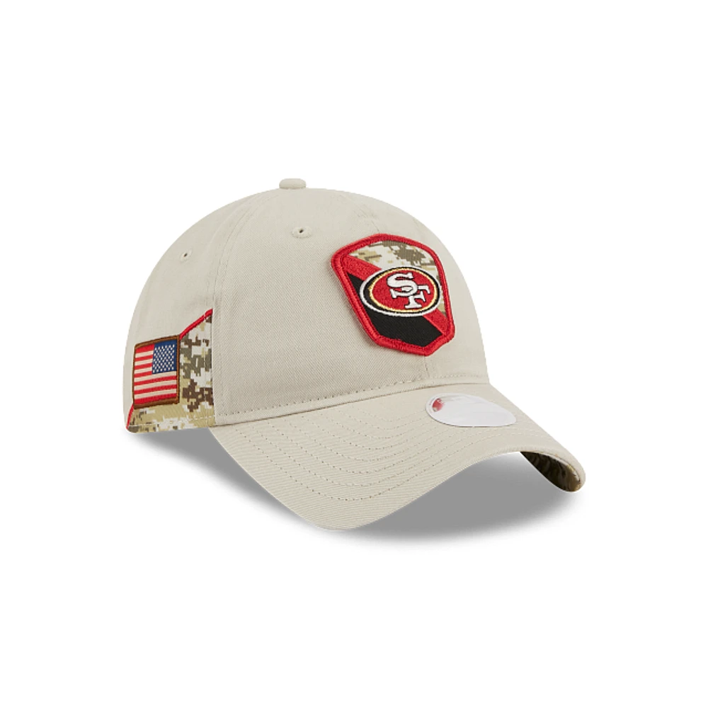 San Francisco 49Ers NFL Salute to Service 2023 9TWENTY Strapback para Mujer