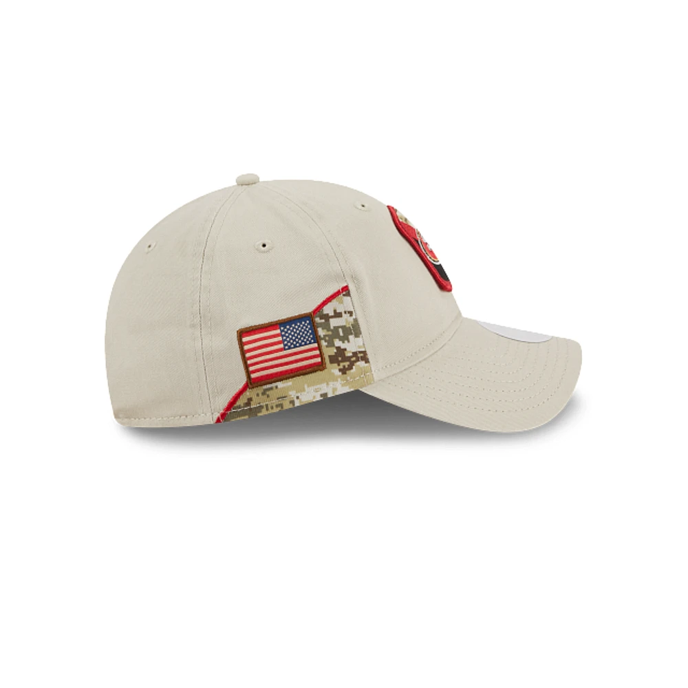 San Francisco 49Ers NFL Salute to Service 2023 9TWENTY Strapback para Mujer