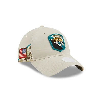 Jacksonville Jaguars NFL Salute to Service 2023 9TWENTY Strapback para Mujer