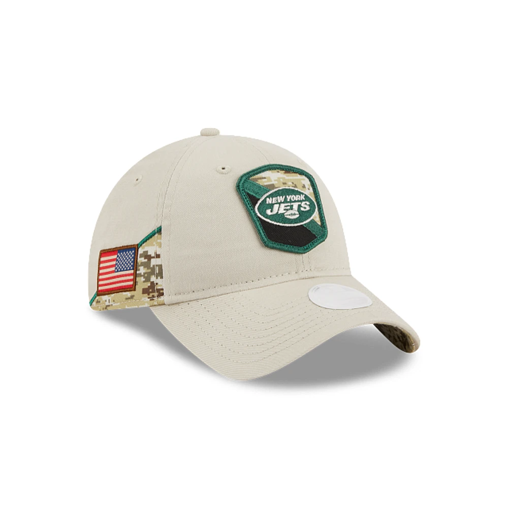 New York Jets NFL Salute to Service 2023 9TWENTY Strapback para Mujer