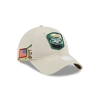 New York Jets NFL Salute to Service 2023 9TWENTY Strapback para Mujer