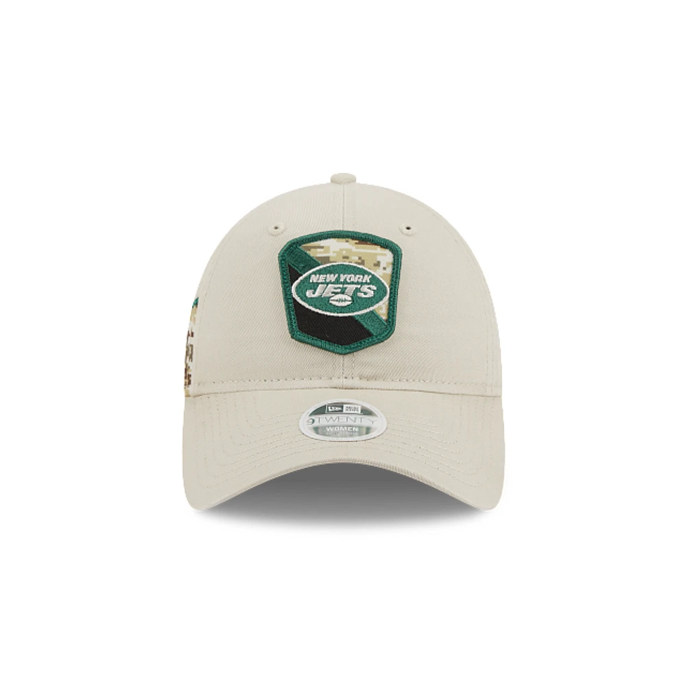 New York Jets NFL Salute to Service 2023 9TWENTY Strapback para Mujer