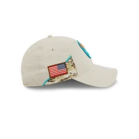 Miami Dolphins NFL Salute to Service 2023 9TWENTY Strapback para Mujer