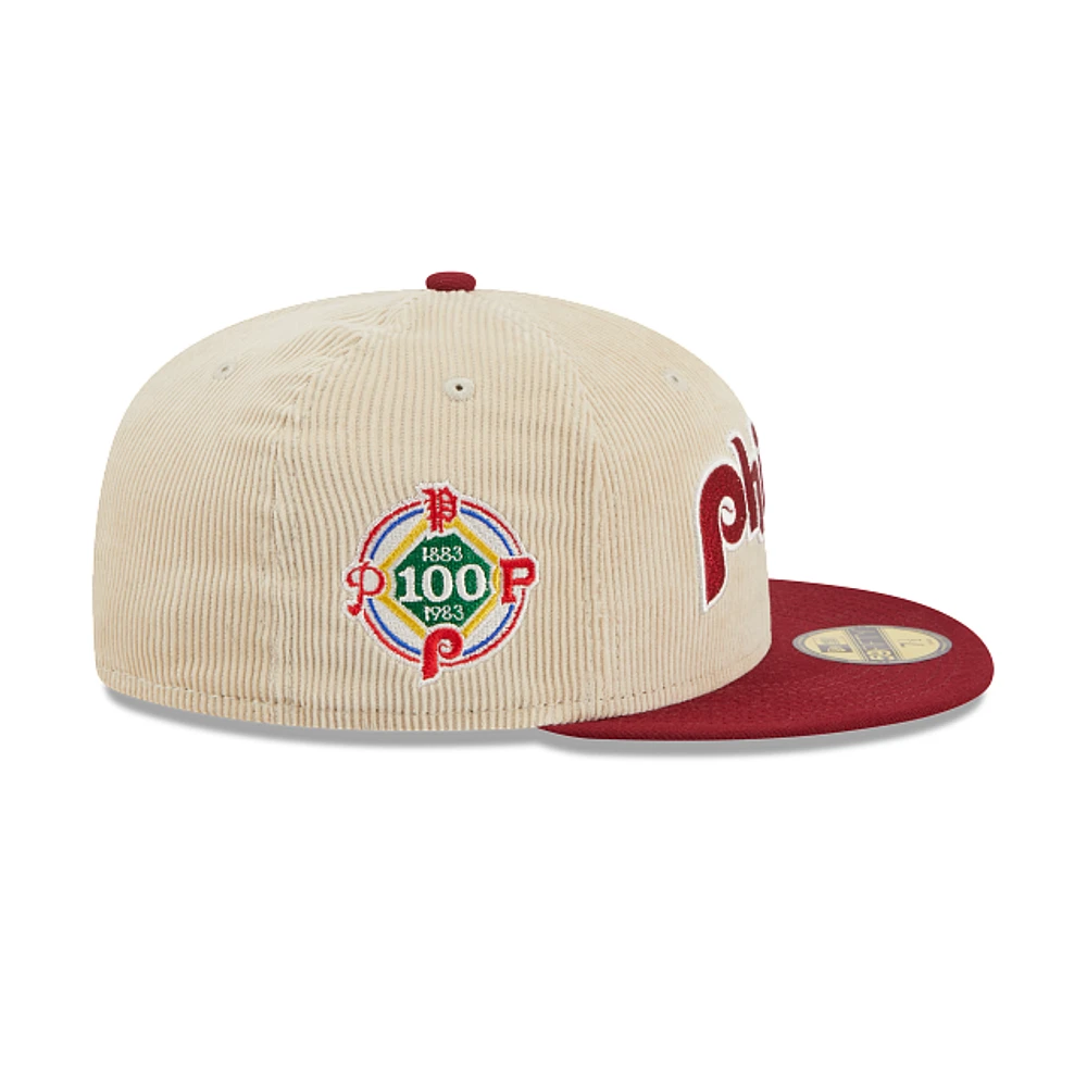 Philadelphia Phillies MLB Cord Classic 59FIFTY Cerrada