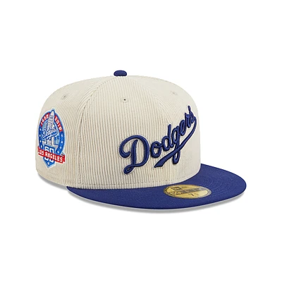 Los Angeles Dodgers MLB Cord Classic 59FIFTY Cerrada