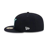 Seattle Mariners MLB Duo Logo 59FIFTY Cerrada