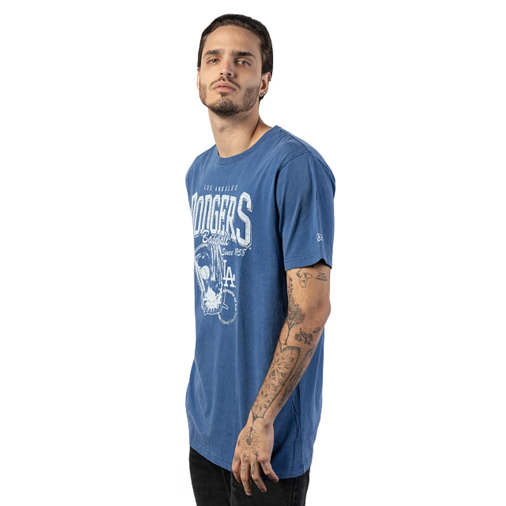 Playera Manga Corta Los Angeles Dodgers MLB Old School Sport