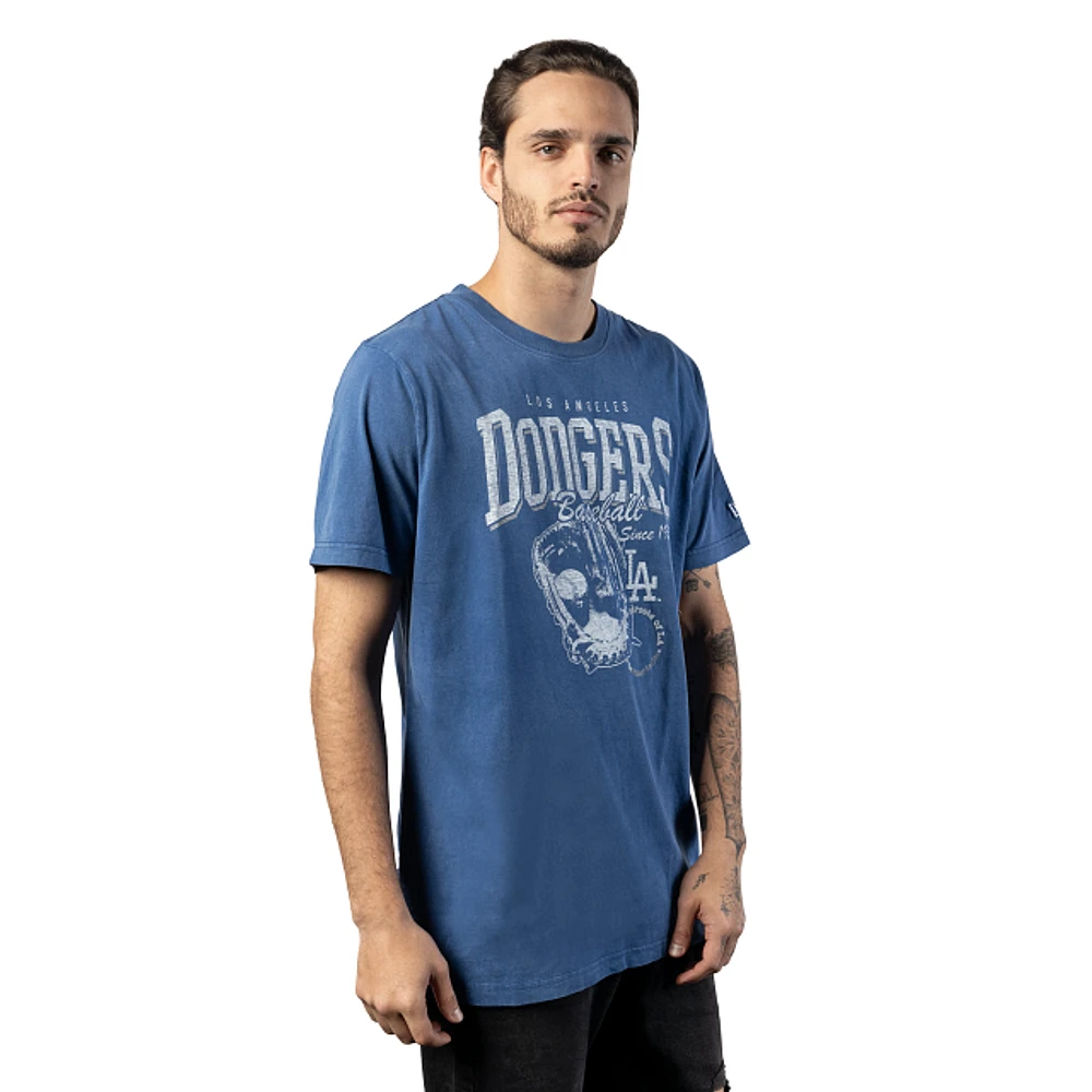 Playera Manga Corta Los Angeles Dodgers MLB Old School Sport