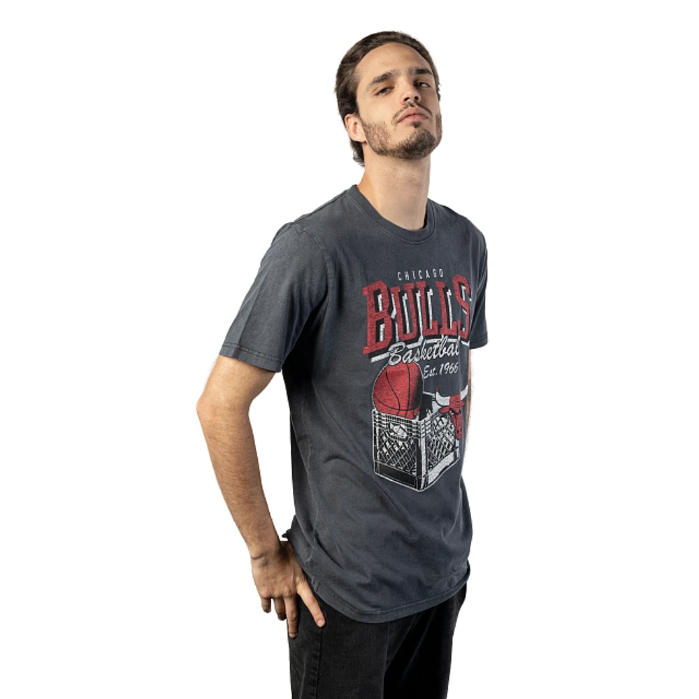 Playera Manga Corta Chicago Bulls NBA Old School Sport