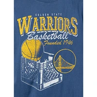 Playera Manga Corta Golden State Warriors NBA Old School Sport