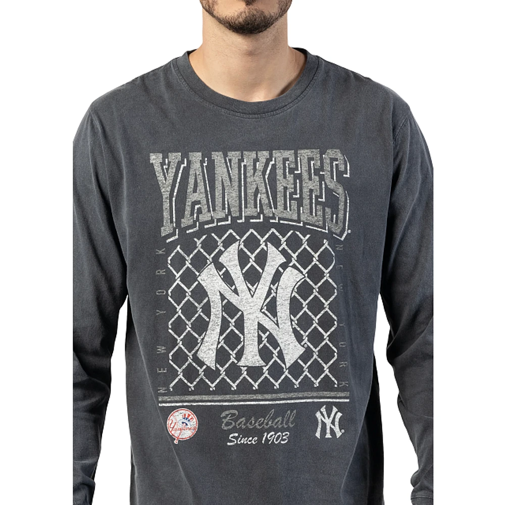 Playera Manga Larga New York Yankees MLB Old School Sport