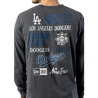 Playera Manga Larga Los Angeles Dodgers MLB Old School Sport