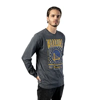 Playera Manga Larga Golden State Warriors NBA Old School Sport