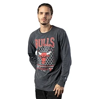 Playera Manga Larga Chicago Bulls NBA Old School Sport