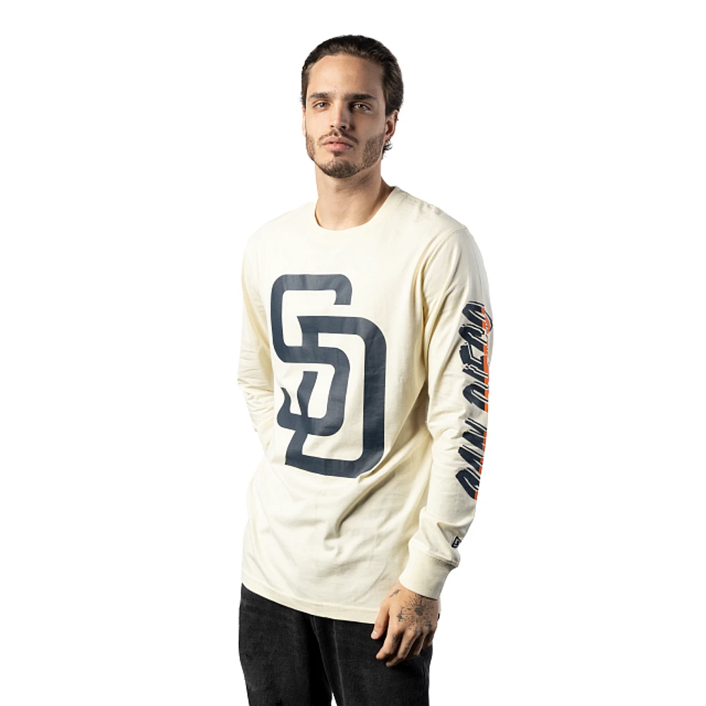 Playera Manga Larga San Diego Padres MLB Retro City