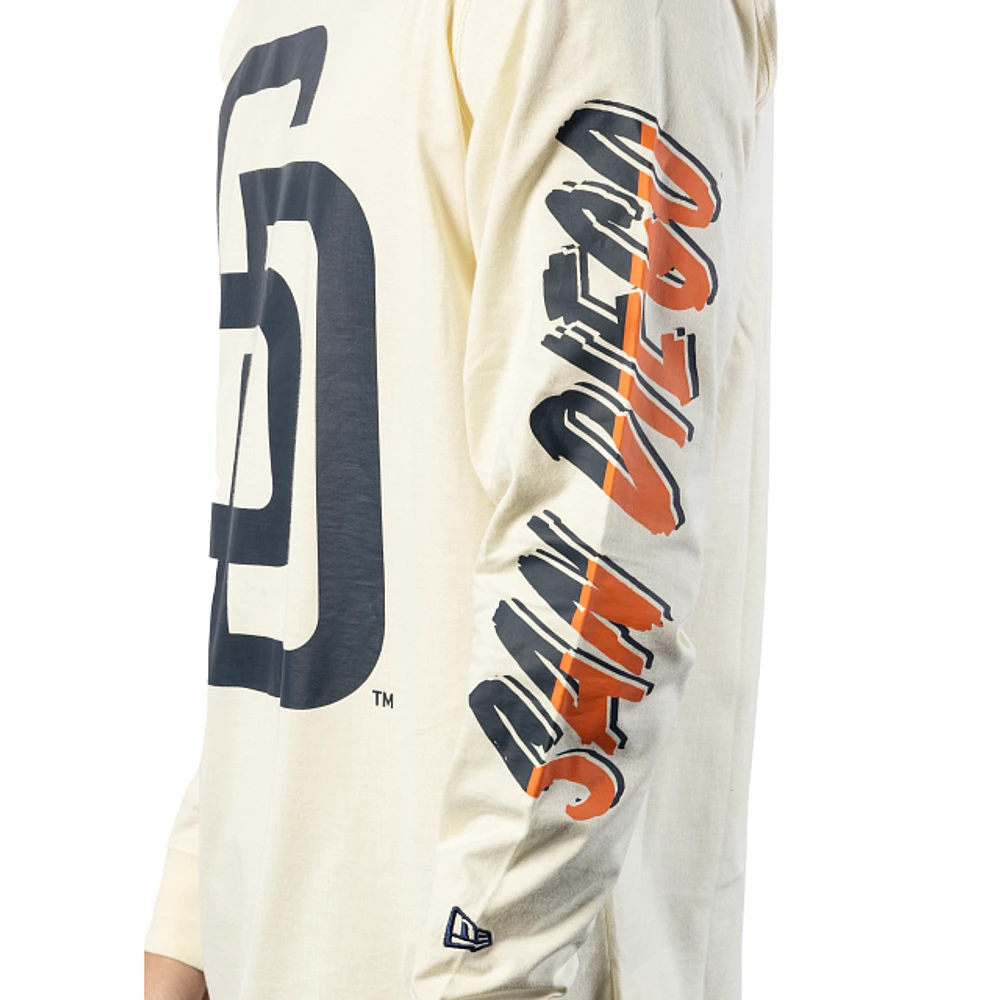 Playera Manga Larga San Diego Padres MLB Retro City