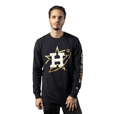 Playera Manga Larga Houston Astros MLB Retro City