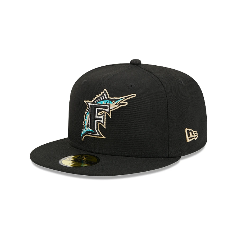 Florida Marlins MLB Sidepatch Laurel 59FIFTY Cerrada