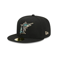 Florida Marlins MLB Sidepatch Laurel 59FIFTY Cerrada