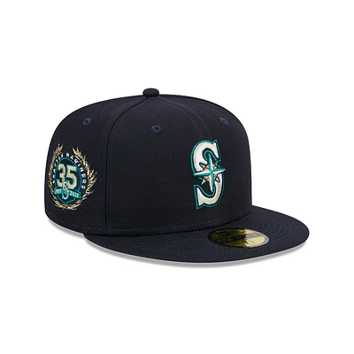 Seattle Mariners MLB Sidepatch Laurel 59FIFTY Cerrada