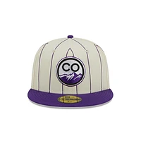 Colorado Rockies MLB Retro City 59FIFTY Cerrada