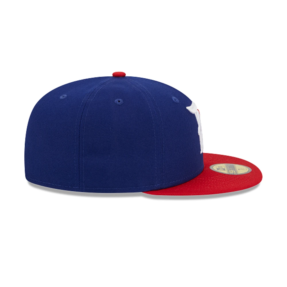 Texas Rangers MLB Retro City 59FIFTY Cerrada